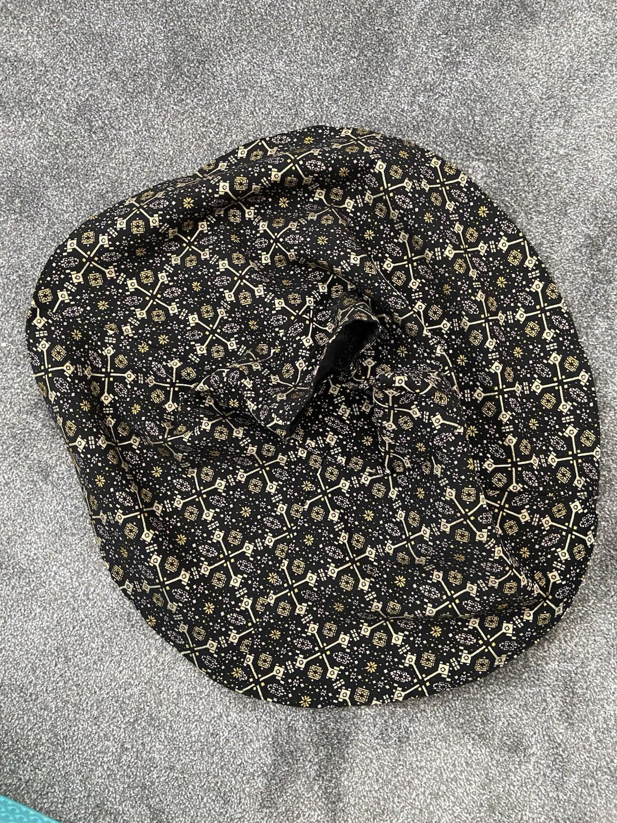 Atmosphere Skirt Size 10 Vintage full circle design Black and Yellow