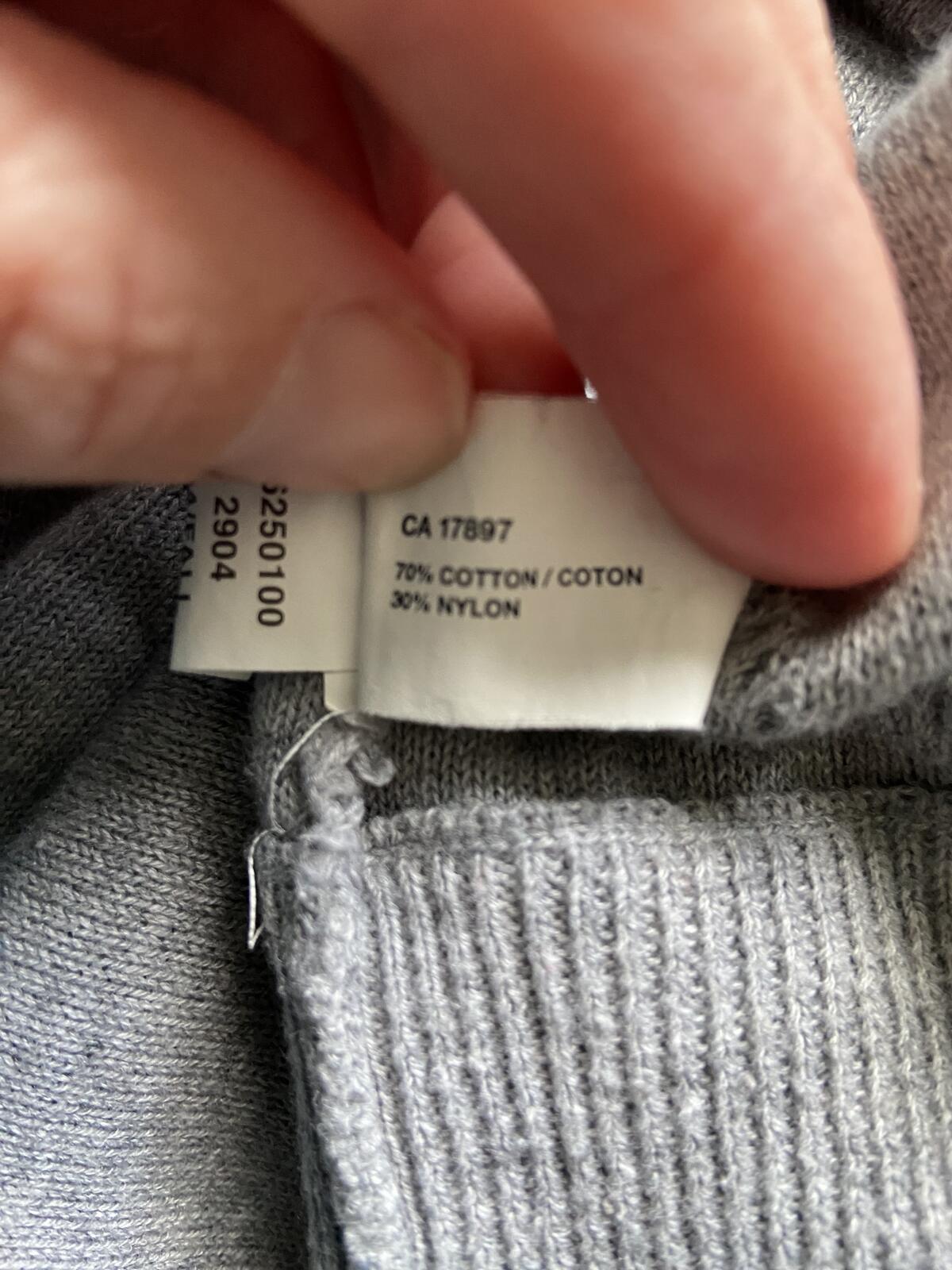 Gap Grey Diagonal Pattern Knitted Tank Vest - Size Medium