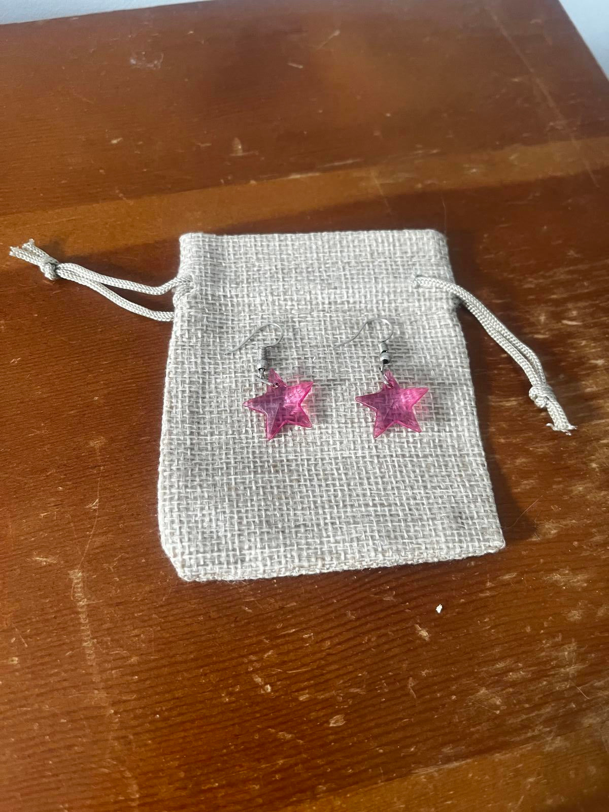 Vibrant Dangling Star Earrings