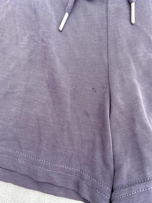 Primark Navy Blue Ultra Soft Modal Blend Shorts - Size M (UK 12-14)