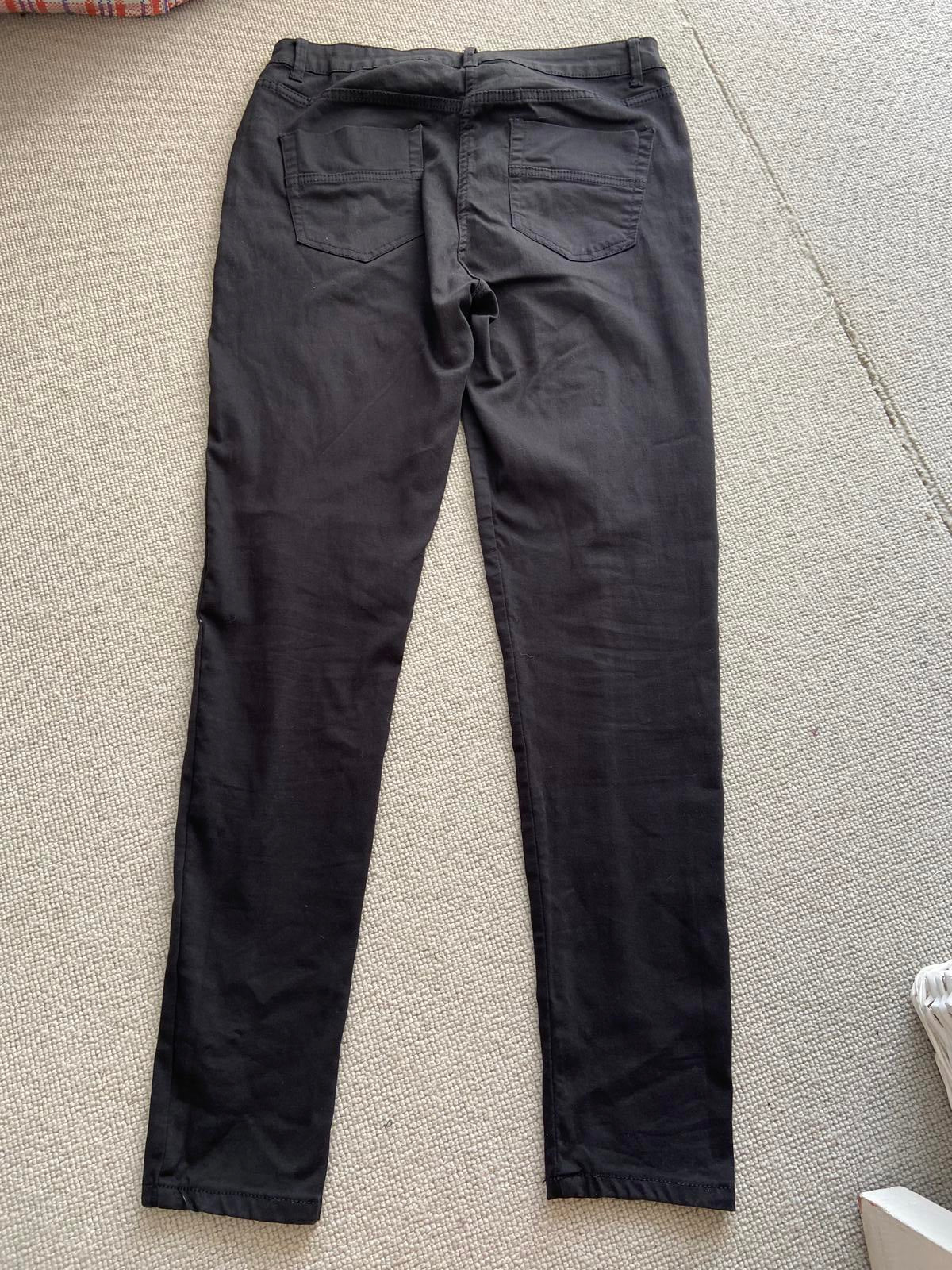 Next Size 10 Black Lightweight Stretch Jeans