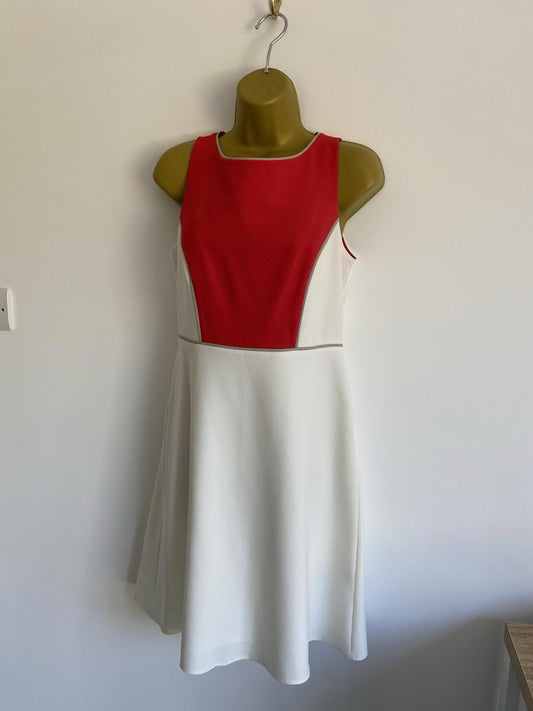 Dorothy Perkins Size 10 Dress – Pink & White Panel Design, Brand New with Tags
