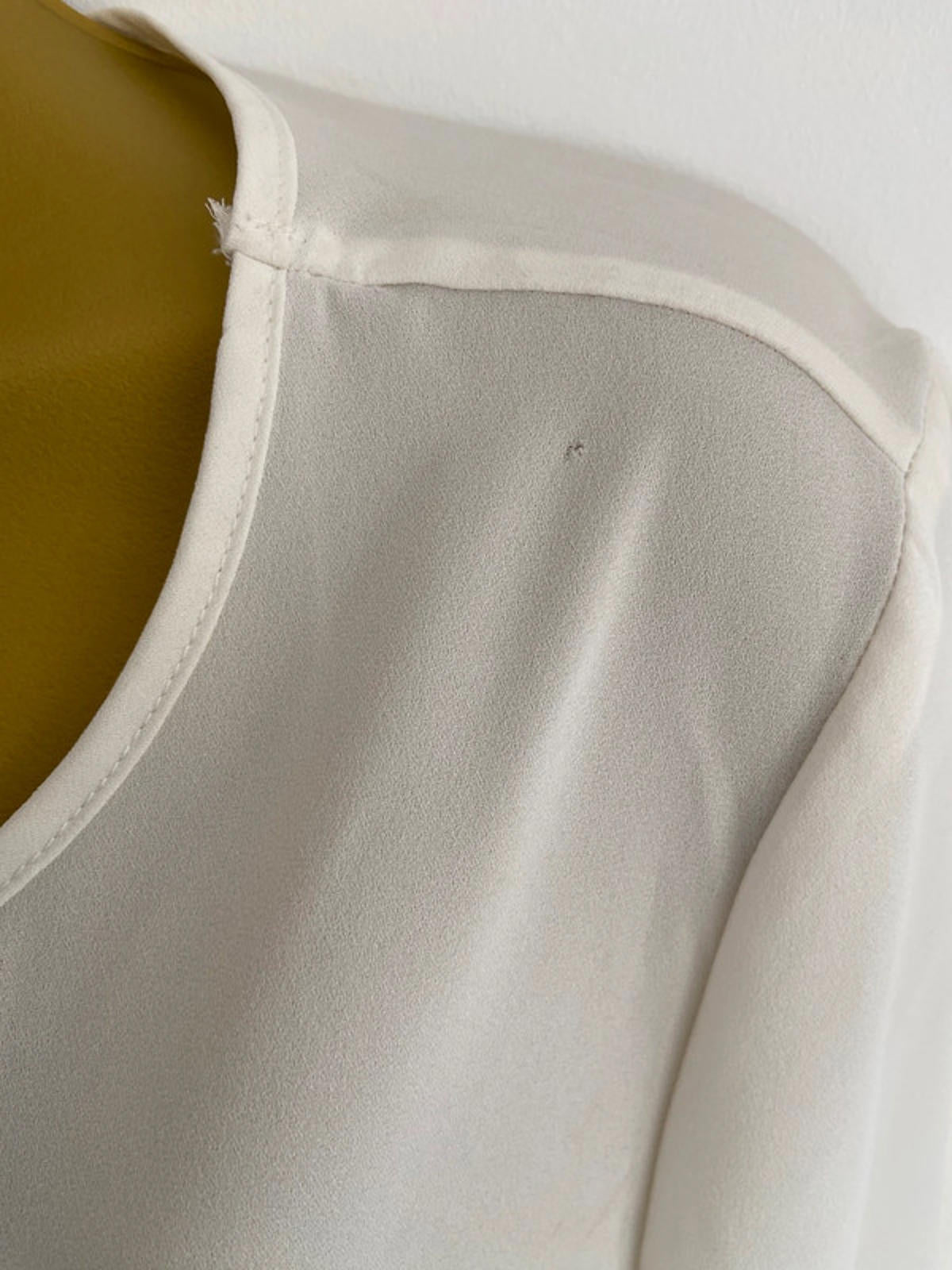 Papaya Weekend (Matalan) Cream Blouse – Size 12 – High-Low Hem, 100% Polyester