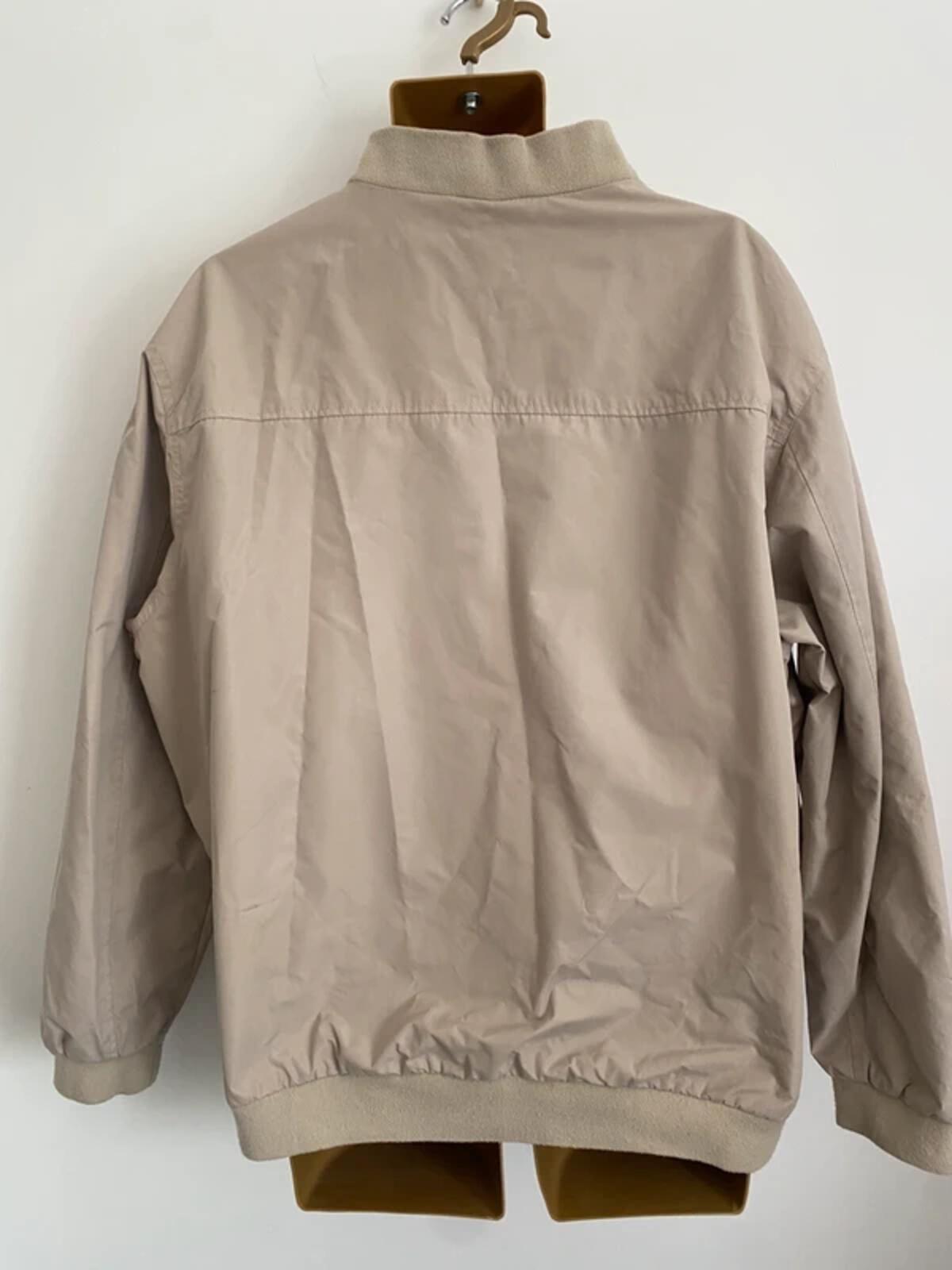 Matalan Men’s Easy Care Bomber Jacket - Beige, Size 2XL
