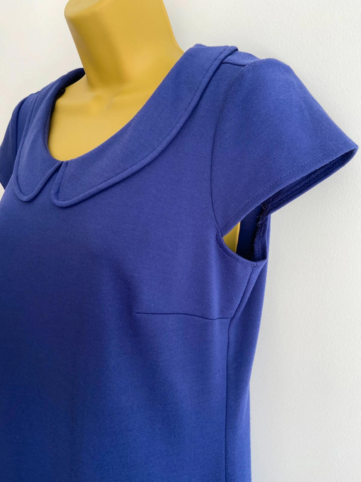 Papaya Size 10 Ladies Dress – Short Sleeve with Oversized Collar, Pre-Loved
