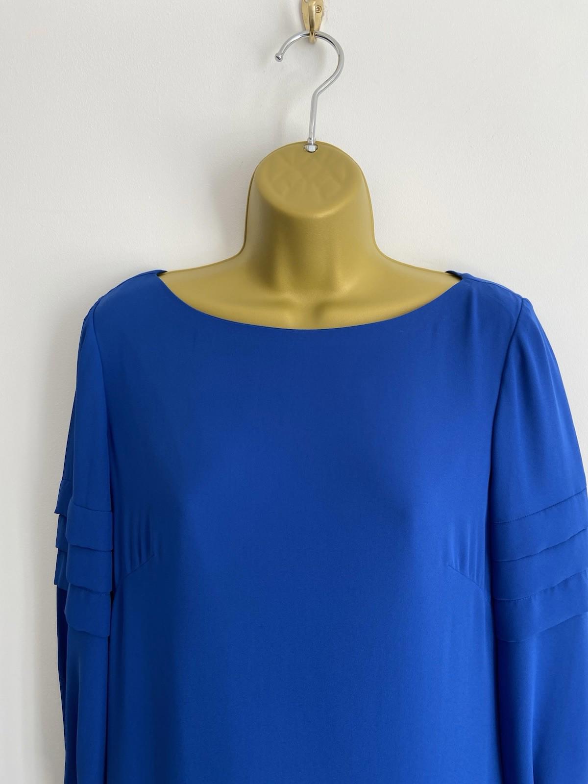 Vince Camuto Royal Blue Shift Dress – Size 6 (Generous Fit)
