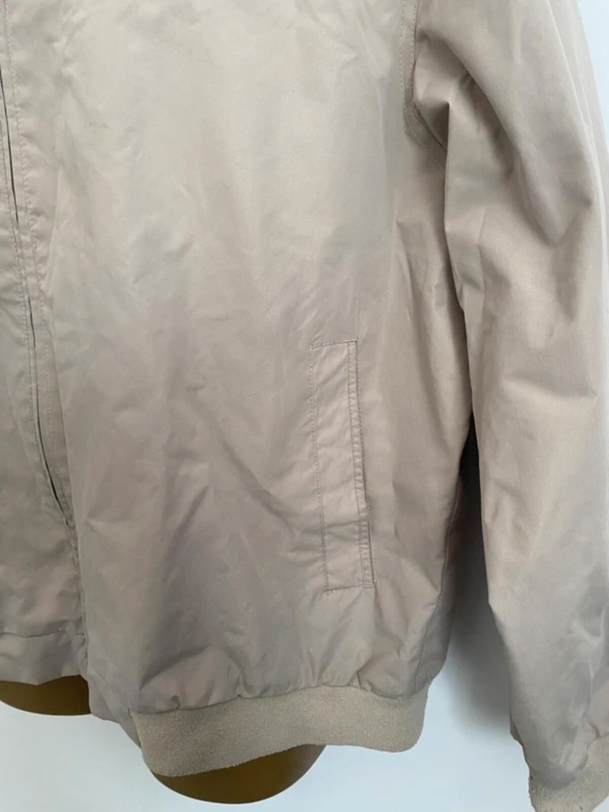 Matalan Men’s Easy Care Bomber Jacket - Beige, Size 2XL