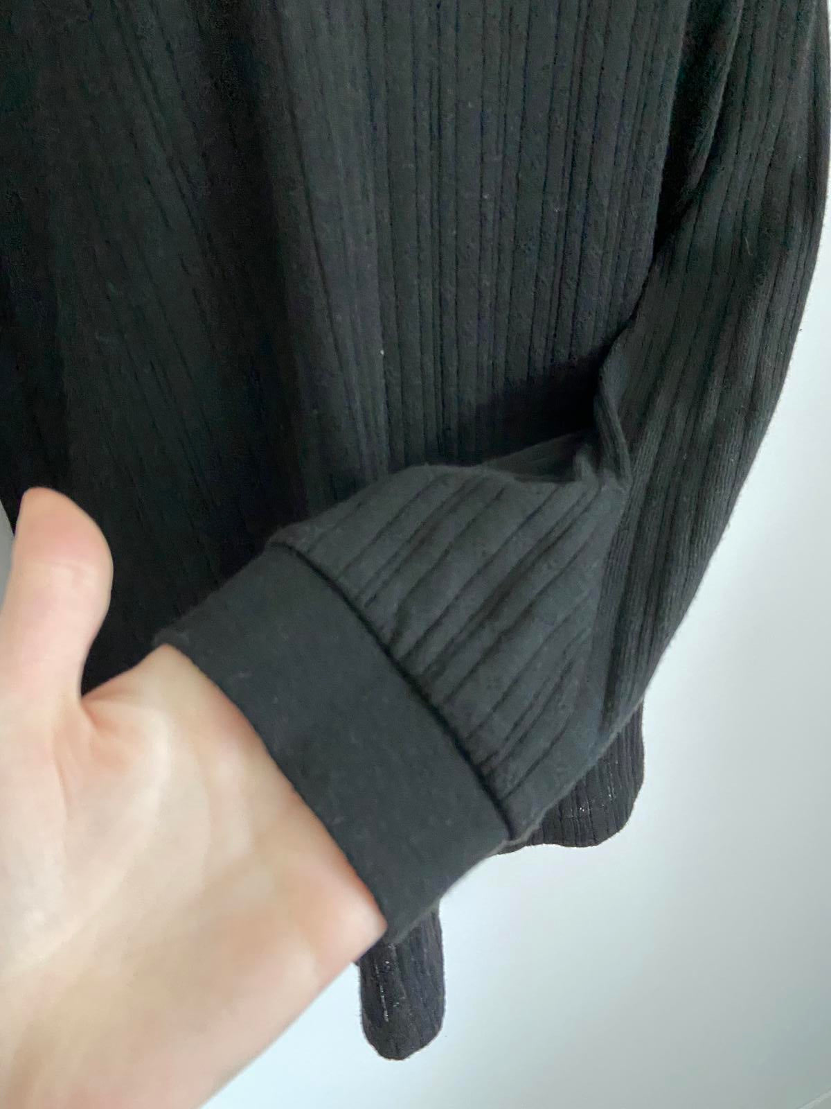 Secret Possessions Size 18-20 Black Thermal Long Sleeve Top XL Viscose Blend