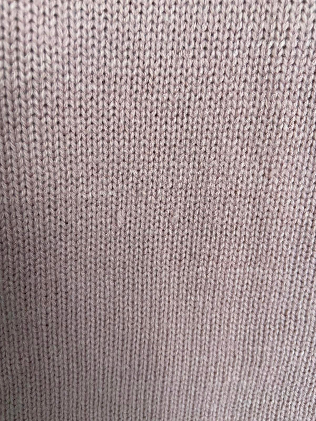 SHEIN Long Sleeve Sweater - Dusty Baby Pink, Bow Detail, Size Large New