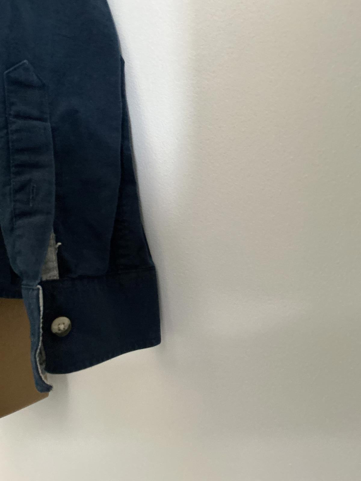 Burton Menswear London Size Small Blue Long Sleeve Slim Fit Formal Shirt