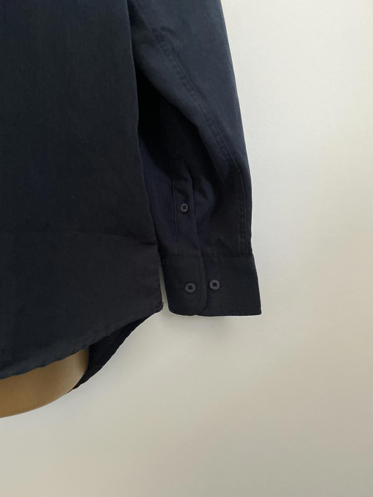 Le Shark Mens Size Large Navy Blue Soft Touch Long Sleeve Casual Shirt