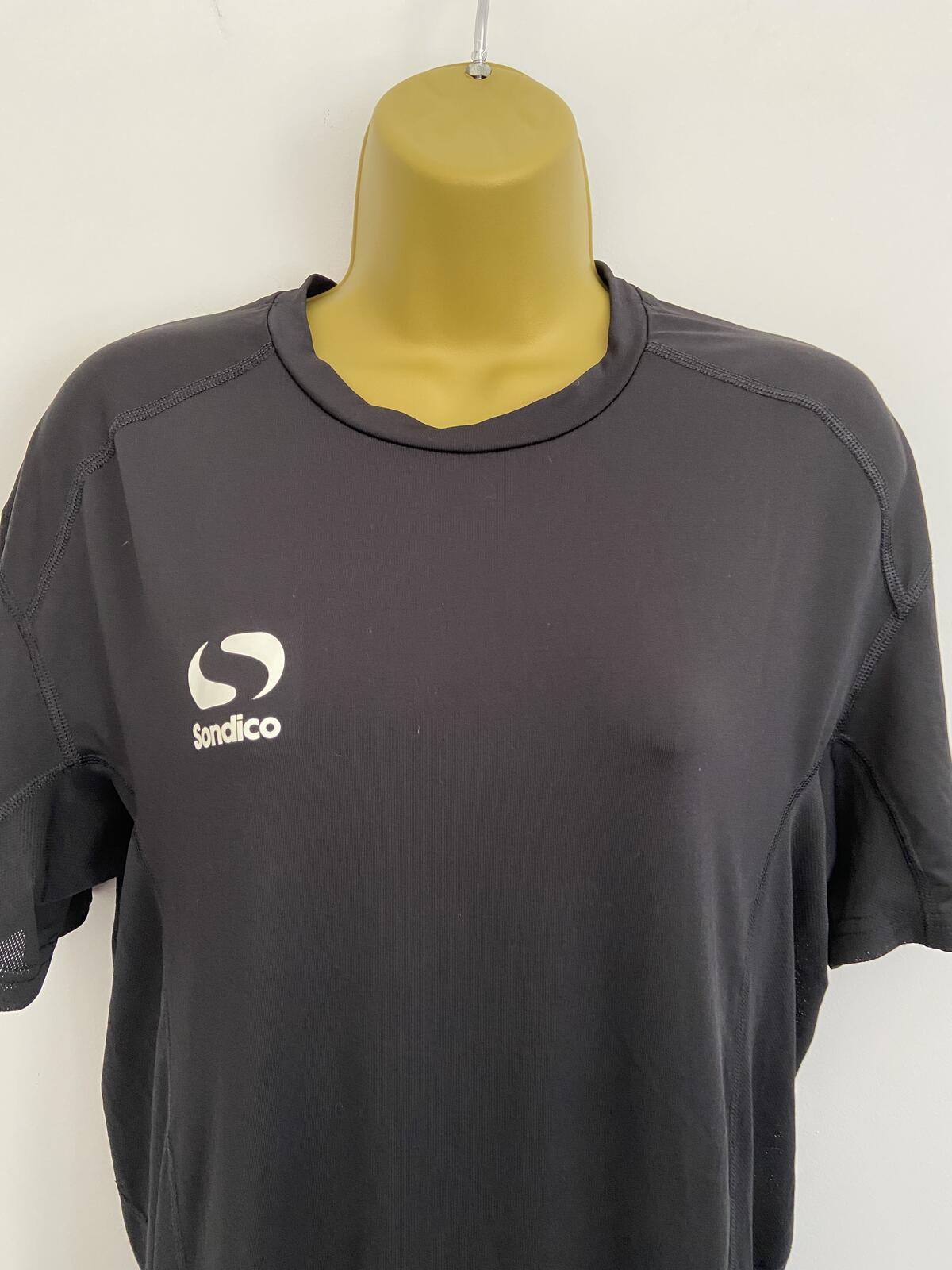 Sondico Black Optivent Active Sportswear T-Shirt - Size 2XL