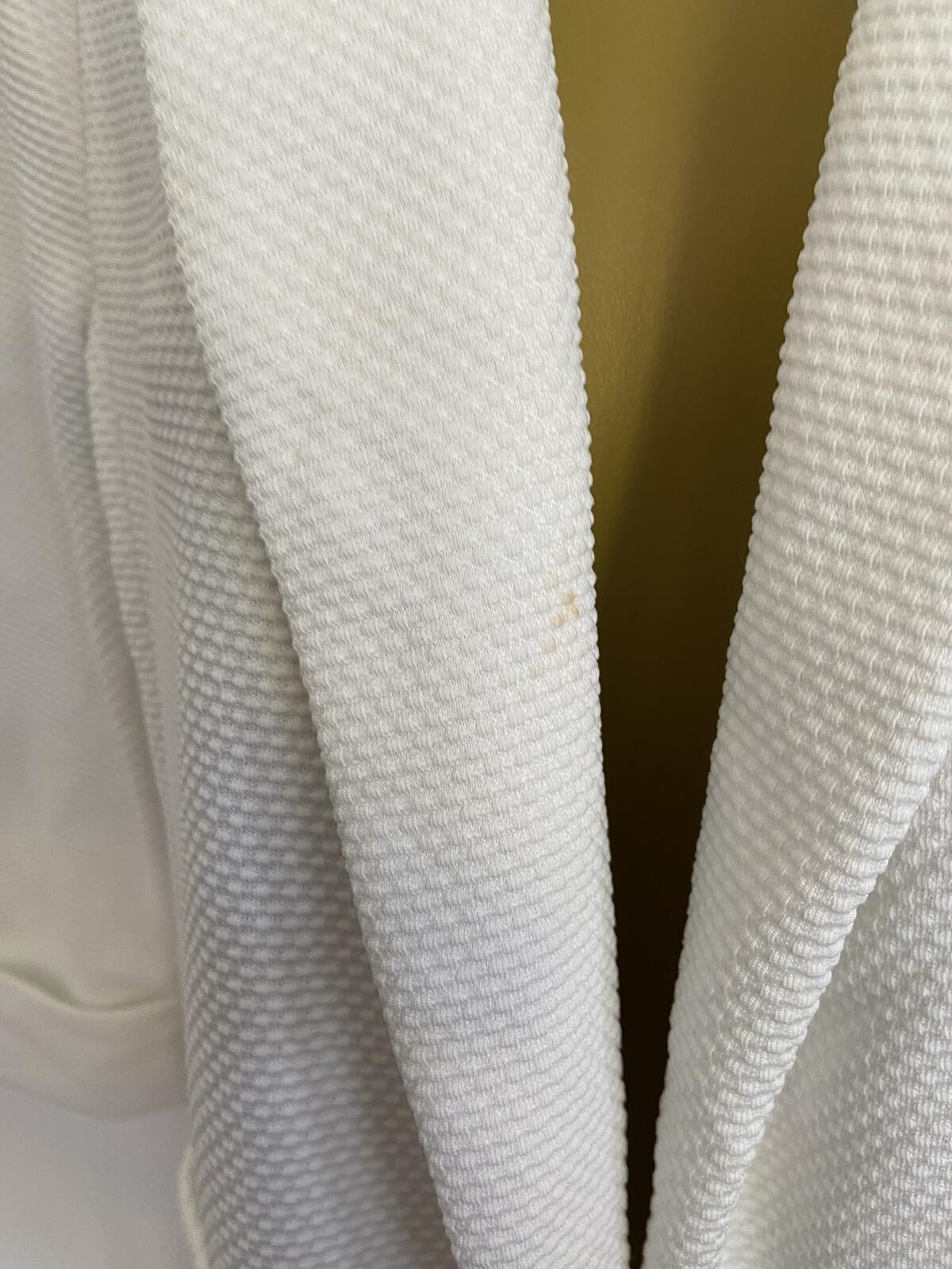 New Look White Waffle Texture Lightweight Summer Blazer - Size 8