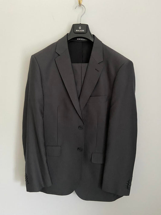 Macson Men’s 2pc Grey Suit Blazer 46" Chest Trousers 34" Waist Smart Formal