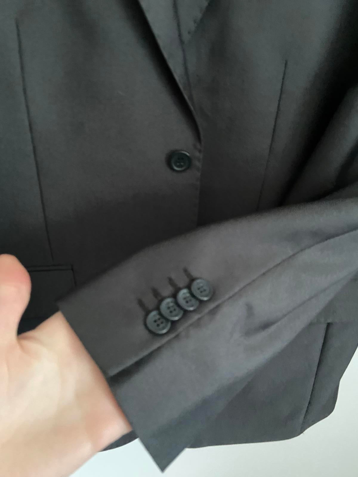 Macson Men’s 2pc Grey Suit Blazer 46" Chest Trousers 34" Waist Smart Formal