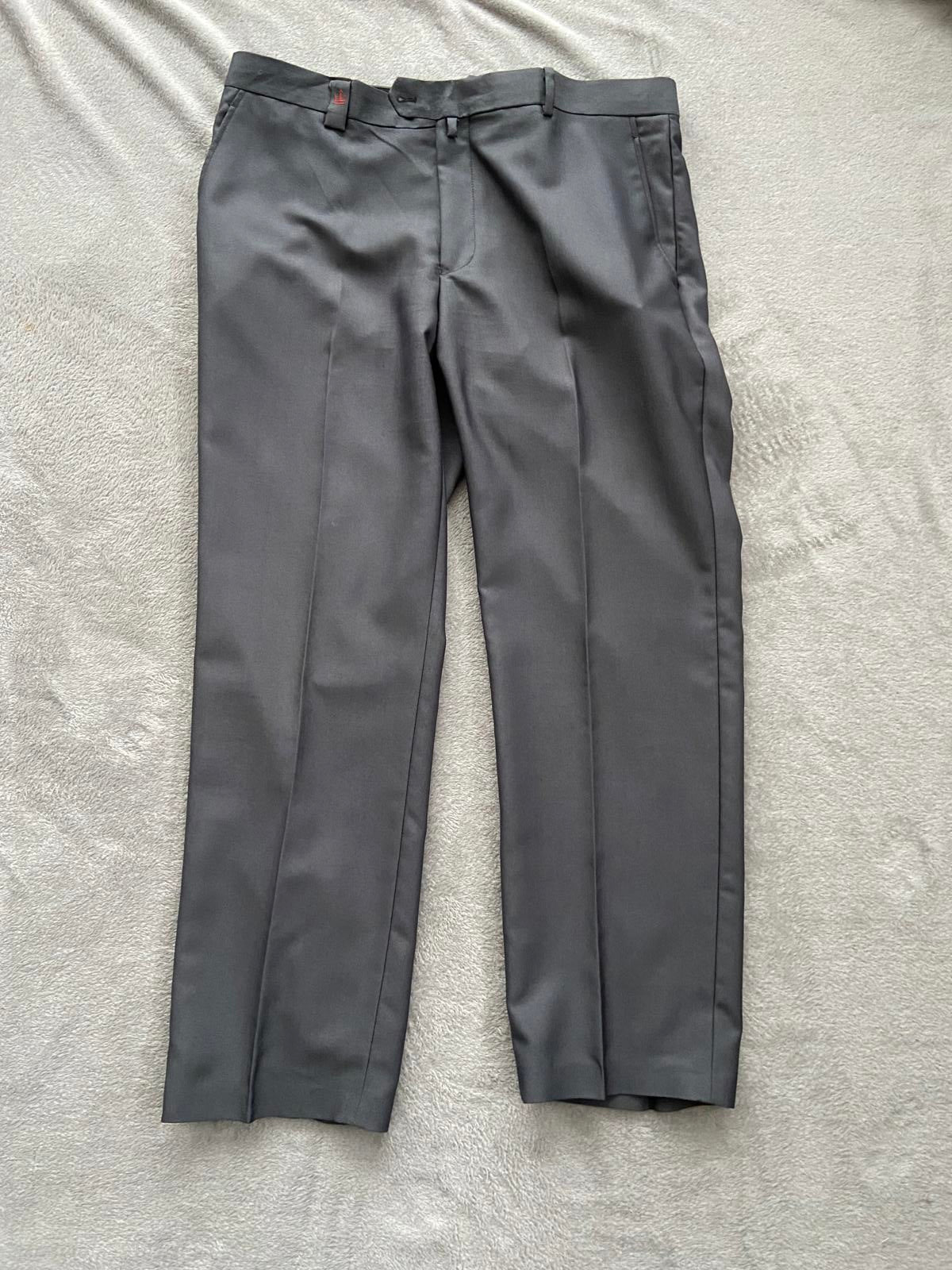 Macson Men’s 2pc Grey Suit Blazer 46" Chest Trousers 34" Waist Smart Formal