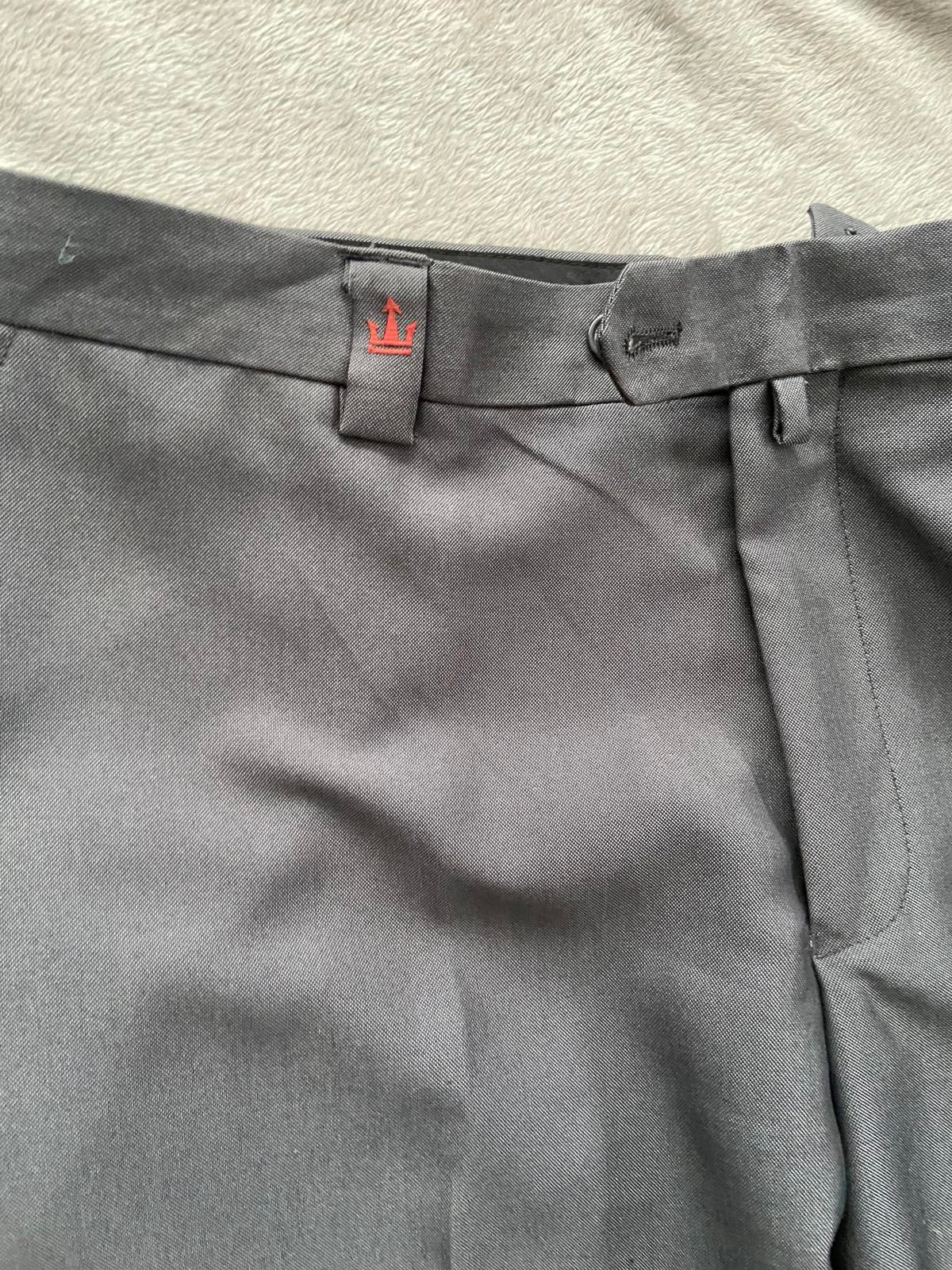 Macson Men’s 2pc Grey Suit Blazer 46" Chest Trousers 34" Waist Smart Formal