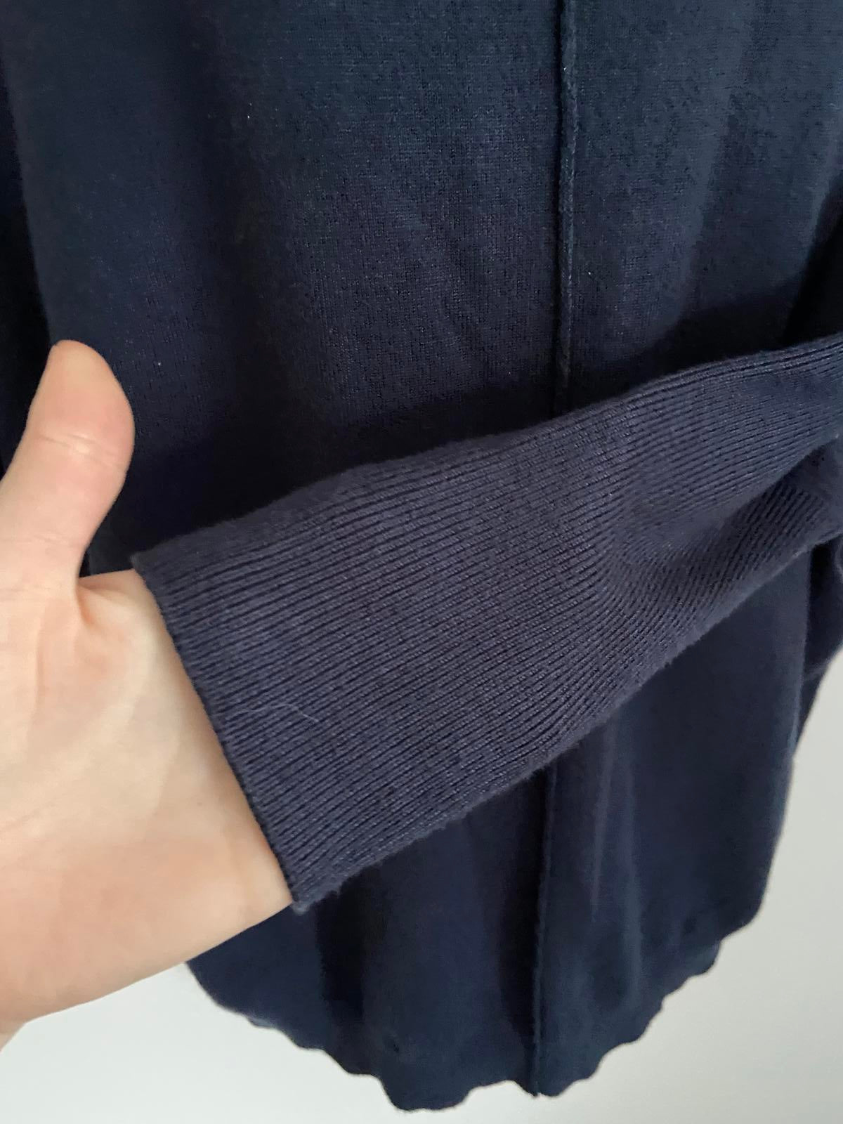 Koala Bay Ladies Size Large Navy Blue Crew Neck Sweater Soft Viscose Knit Jumper
