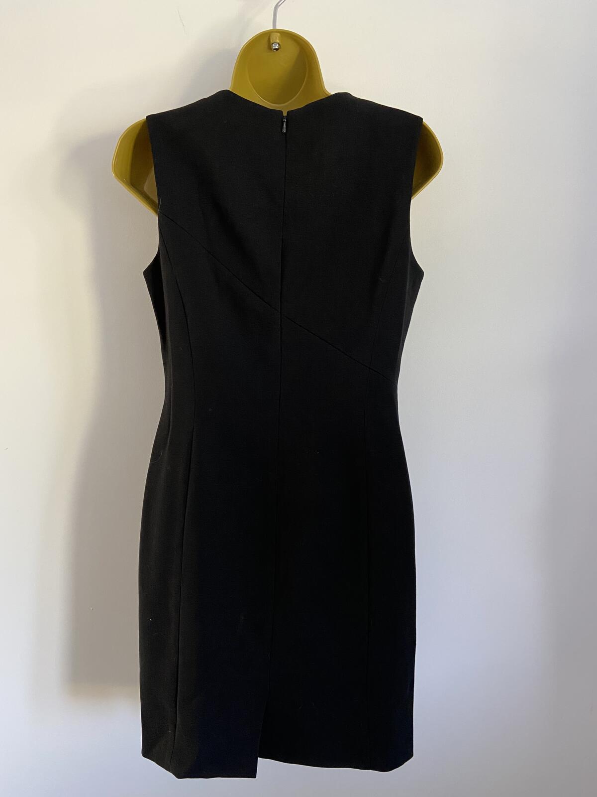 Episode Smart Black Sleeveless Wool Dress - UK Size 8