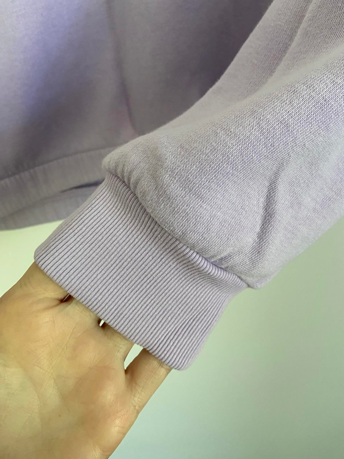 M&S Girls Age 11-12 Lilac Purple Sweatshirt Sunshine State of Mind Cotton Jumper