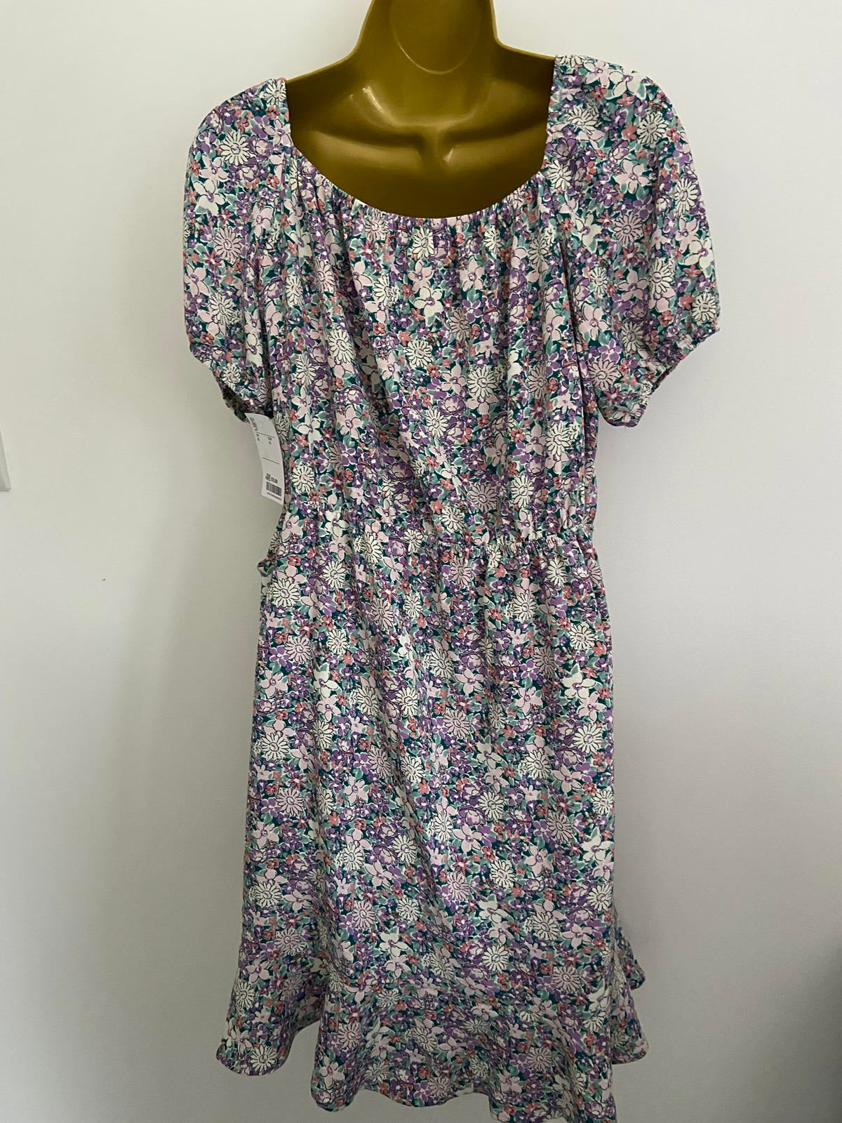 MONTEAU Los Angeles Floral Dress - Purple, Size XL (NWT)