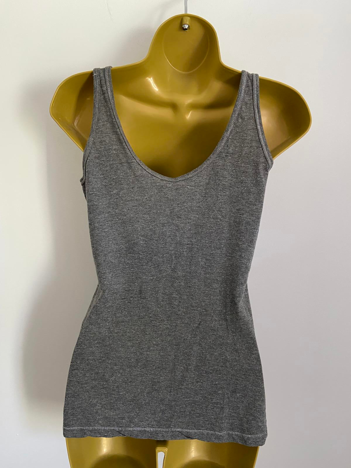 Size 10-12 M Grey Express Your Elf Christmas Vest Top Slogan Tank Sleeveless