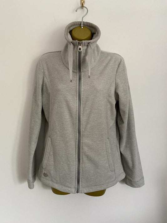 Regatta Grey Full-Zip Fleece Jacket - Size 12