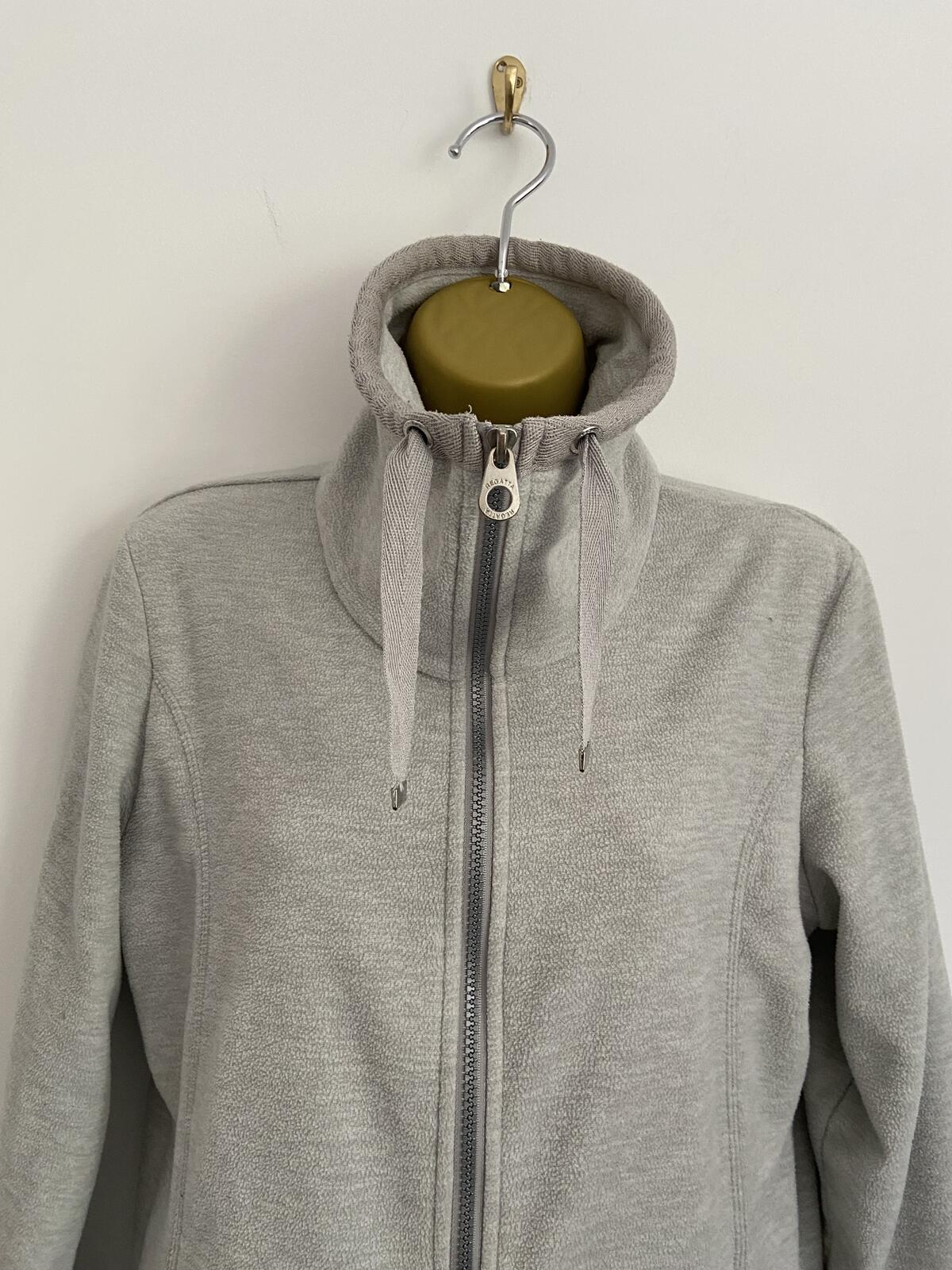 Regatta Grey Full-Zip Fleece Jacket - Size 12