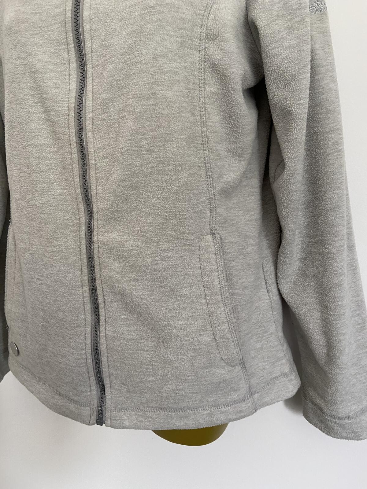 Regatta Grey Full-Zip Fleece Jacket - Size 12