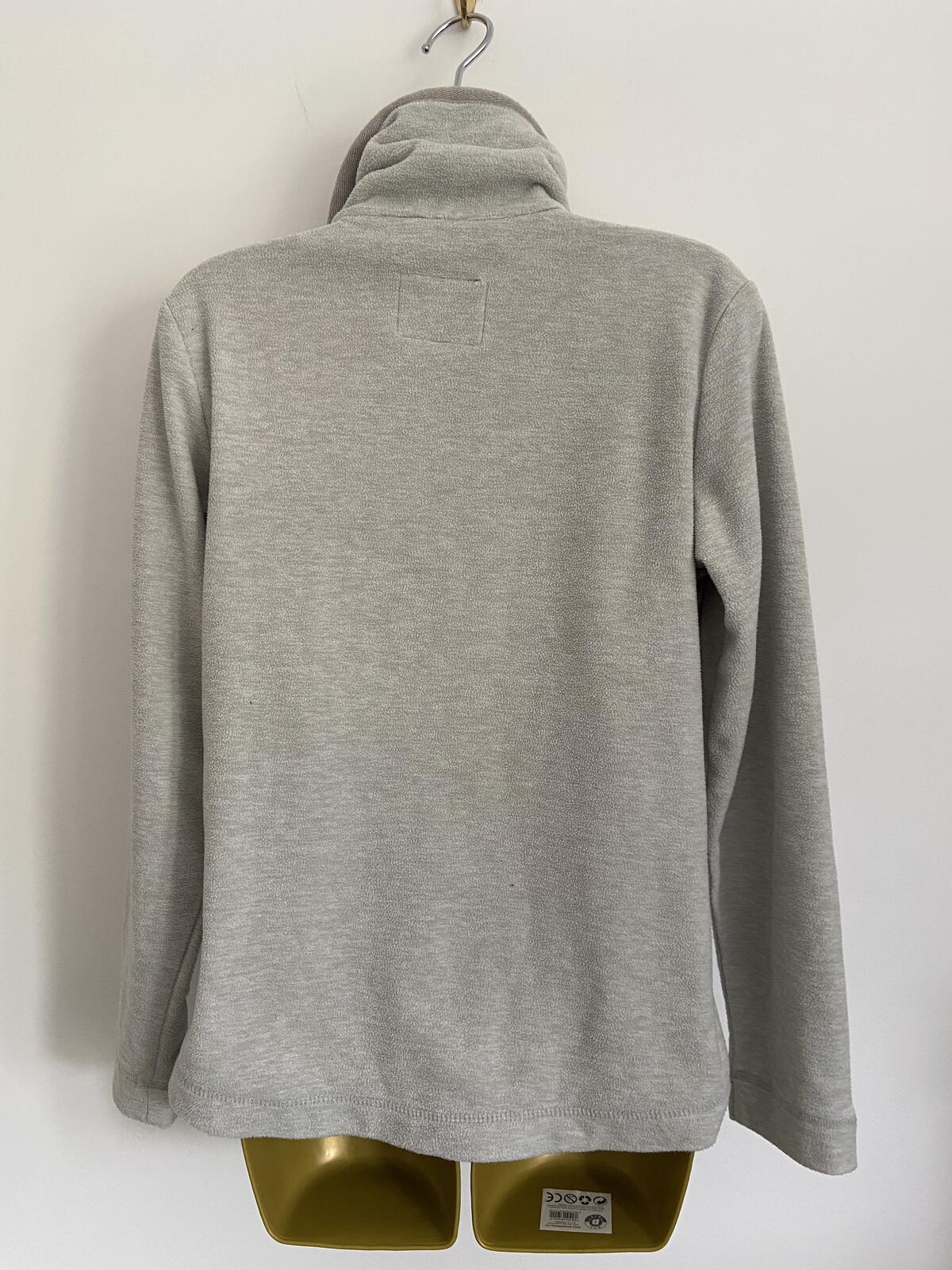 Regatta Grey Full-Zip Fleece Jacket - Size 12
