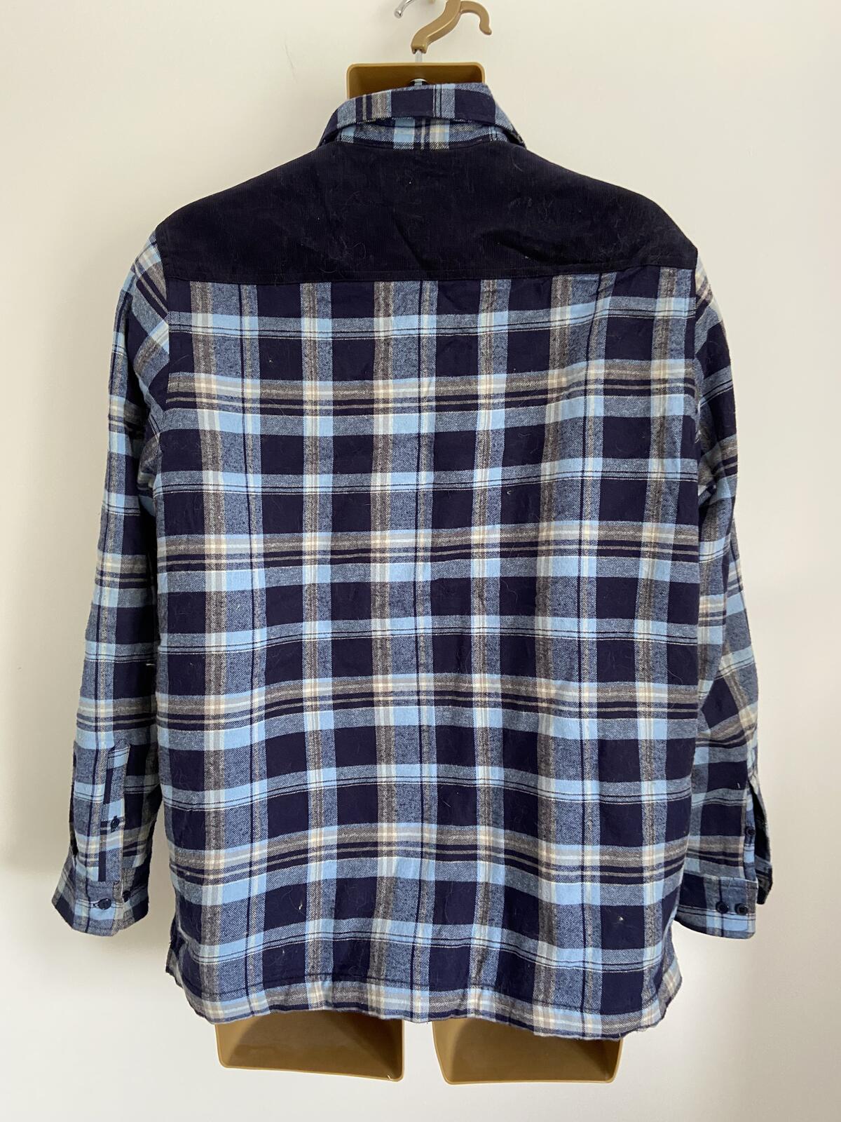 Cotton Traders Checked Fleece-Lined Overshirt - Size M