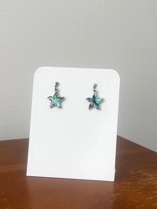 Eye-catching star-shaped stud earrings