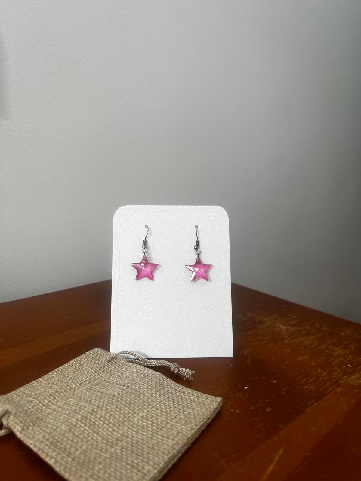 Vibrant Dangling Star Earrings