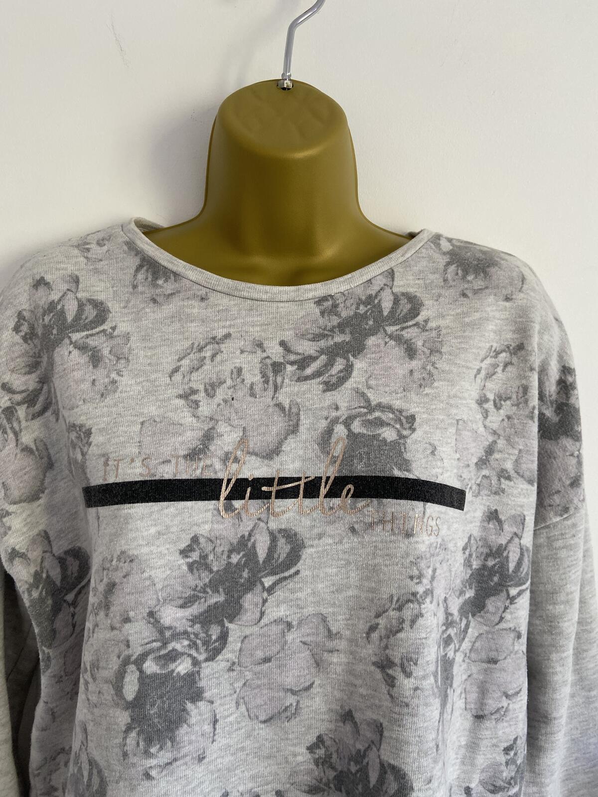 Peacocks Pink "It's the Little Things" Rose Jumper - Size 14