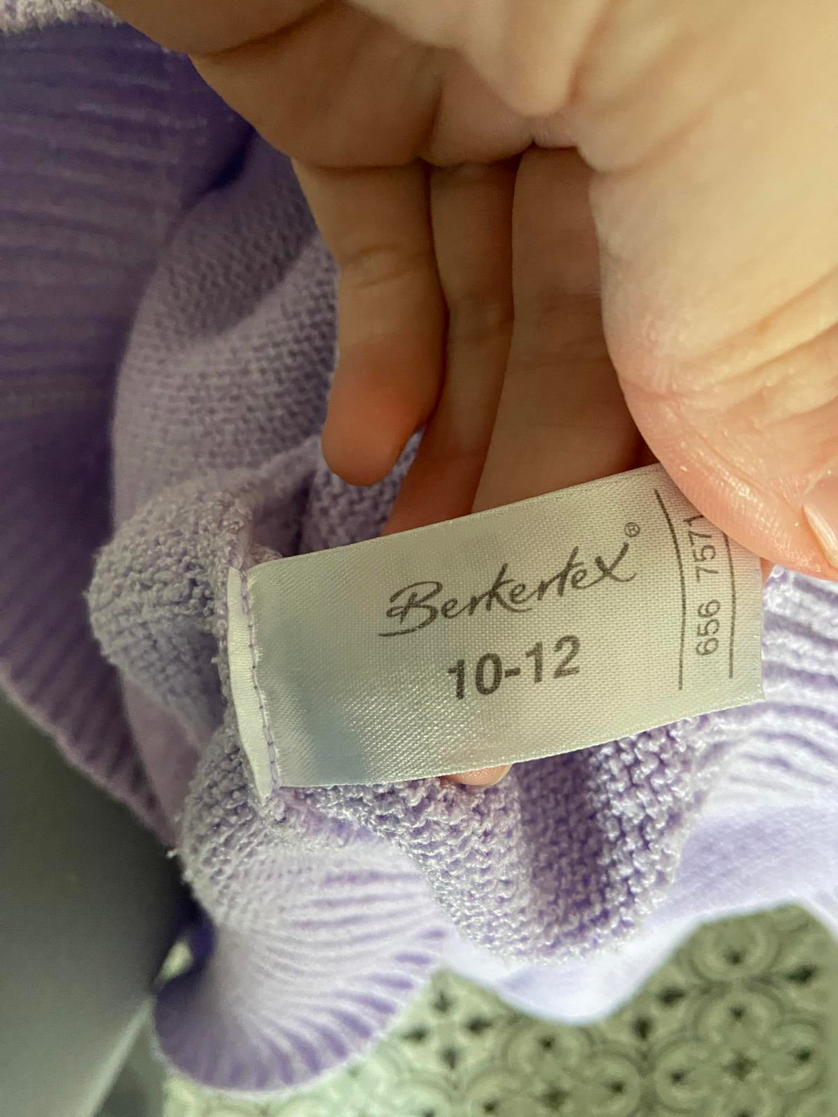 Berkertex Size 10-12 Lilac Purple Knitted Jumper Crew Neck P2P 50cm Pastel