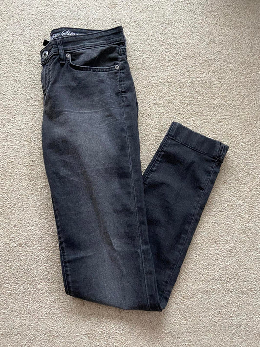 Gap Black Denim Jeans - Cotton Blend, UK Size 10