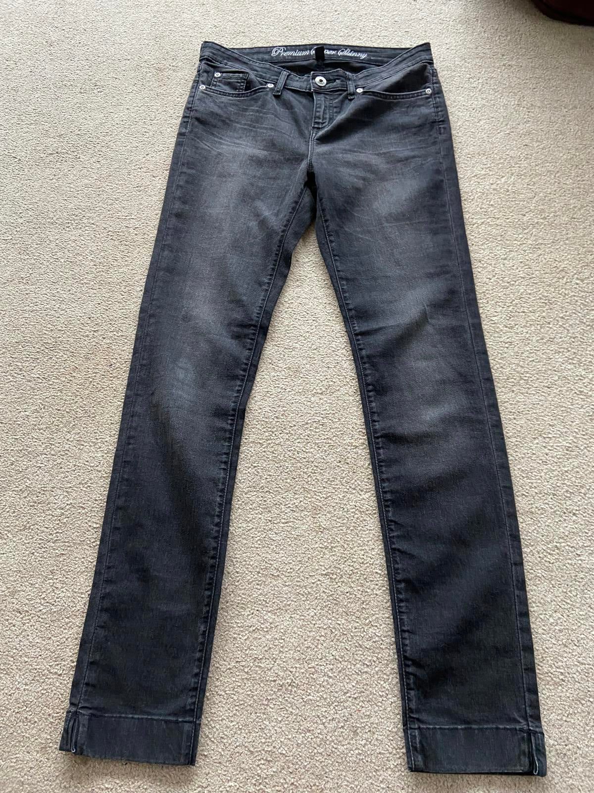 Gap Black Denim Jeans - Cotton Blend, UK Size 10