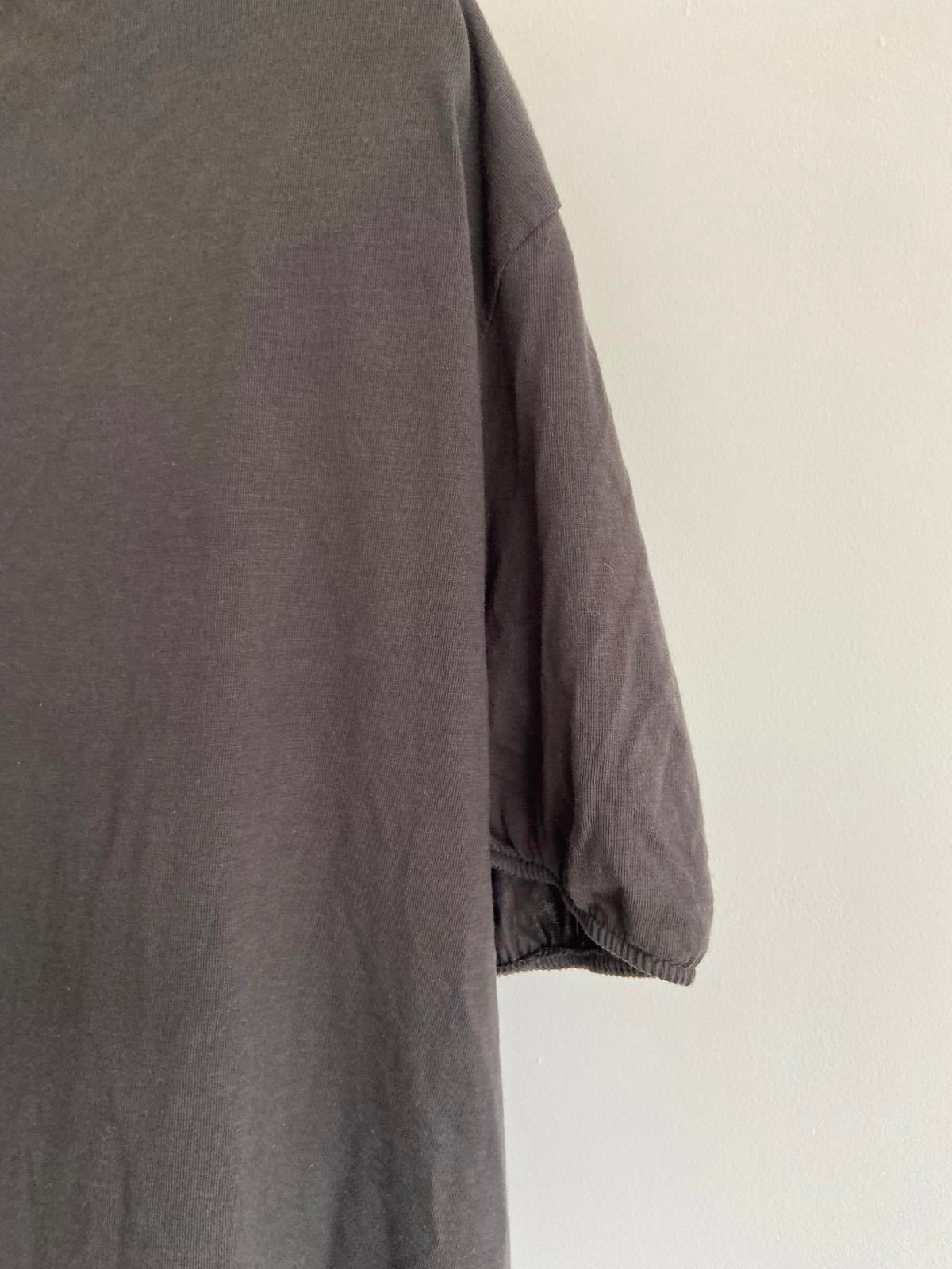 H&M Size Medium Black Dress Short Sleeve withElastic Neck