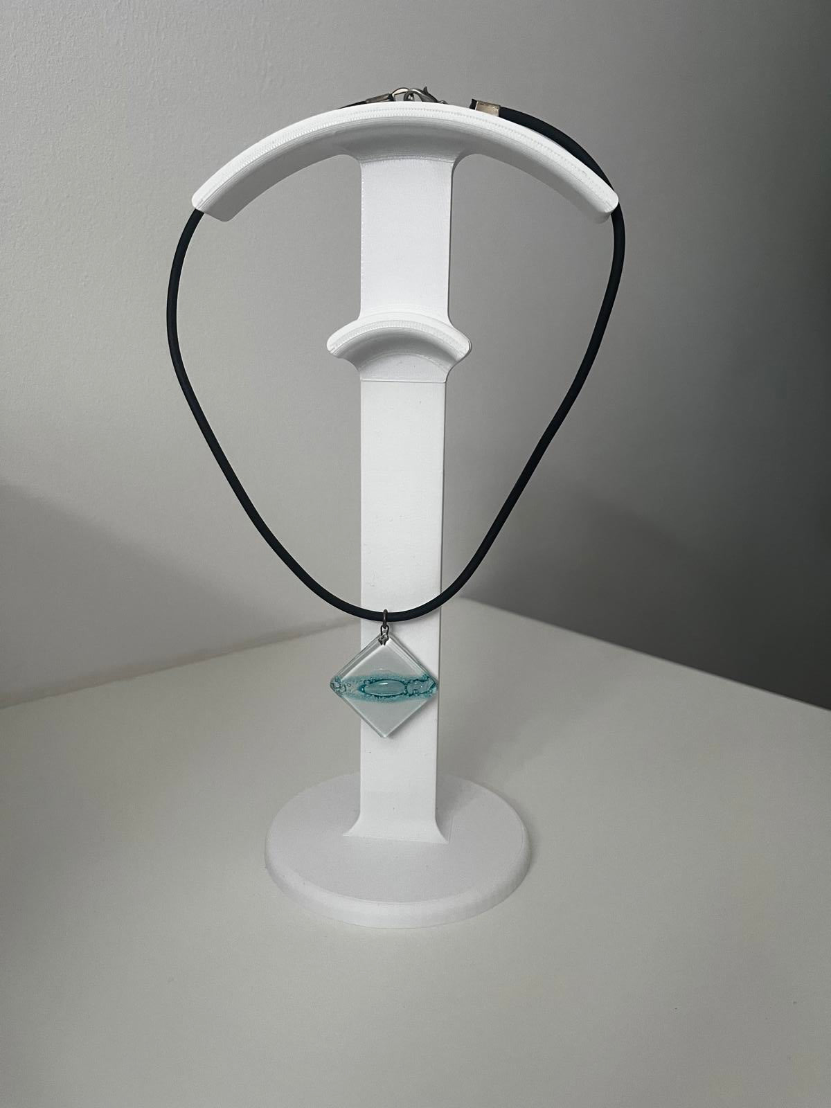 Coastal Resin Pendant Necklace