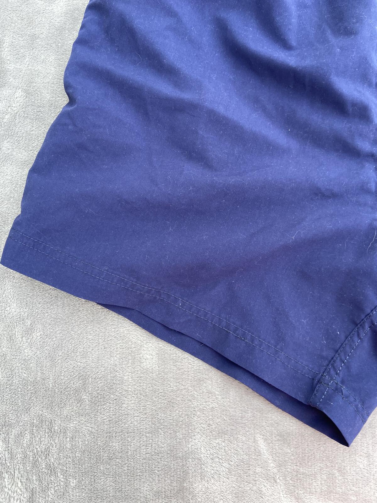 Maine New England Men's Navy Blue Swim Shorts Trunks Net Lined Pockets Size L