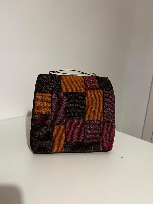 Exquisite Beaded Statement Handbag / Clutch