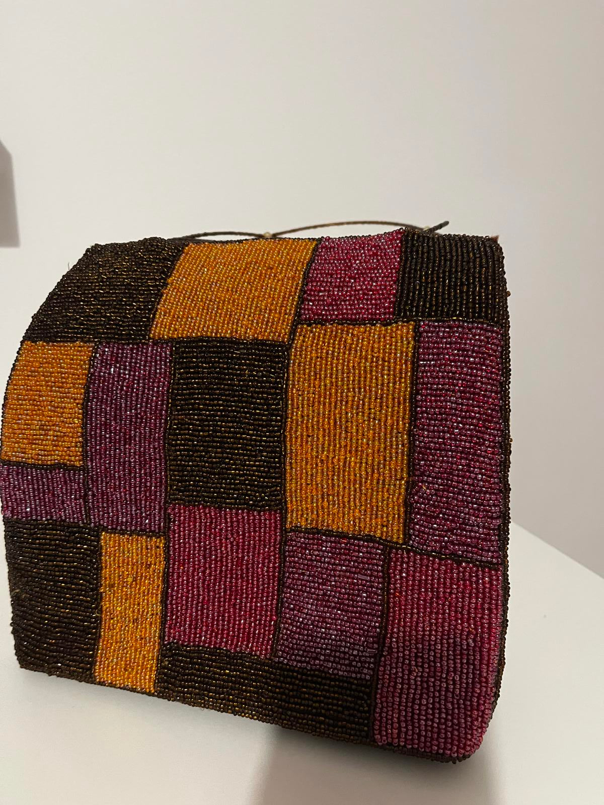 Exquisite Beaded Statement Handbag / Clutch