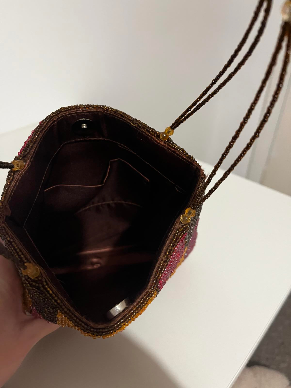 Exquisite Beaded Statement Handbag / Clutch