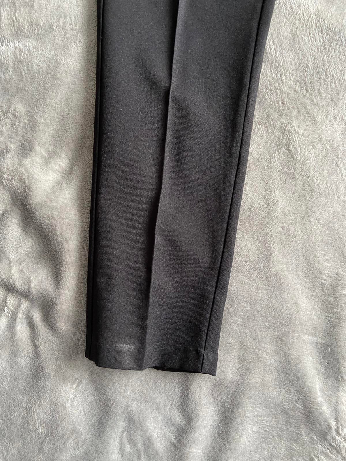 Atmosphere Size 12 Black Tapered Smart Trousers Pockets Office Wear Leg 71cm