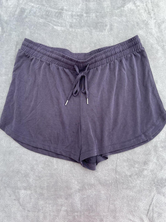 Primark Navy Blue Ultra Soft Modal Blend Shorts - Size M (UK 12-14)