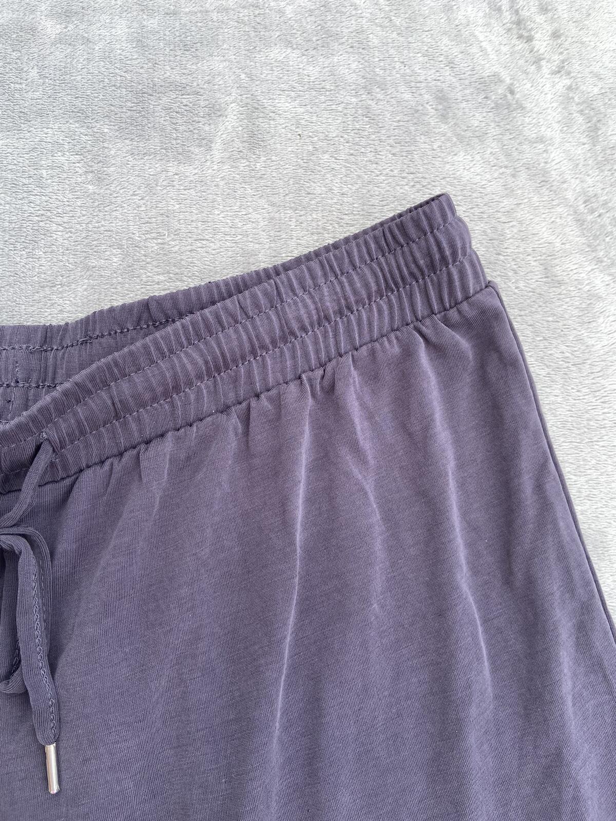 Primark Navy Blue Ultra Soft Modal Blend Shorts - Size M (UK 12-14)