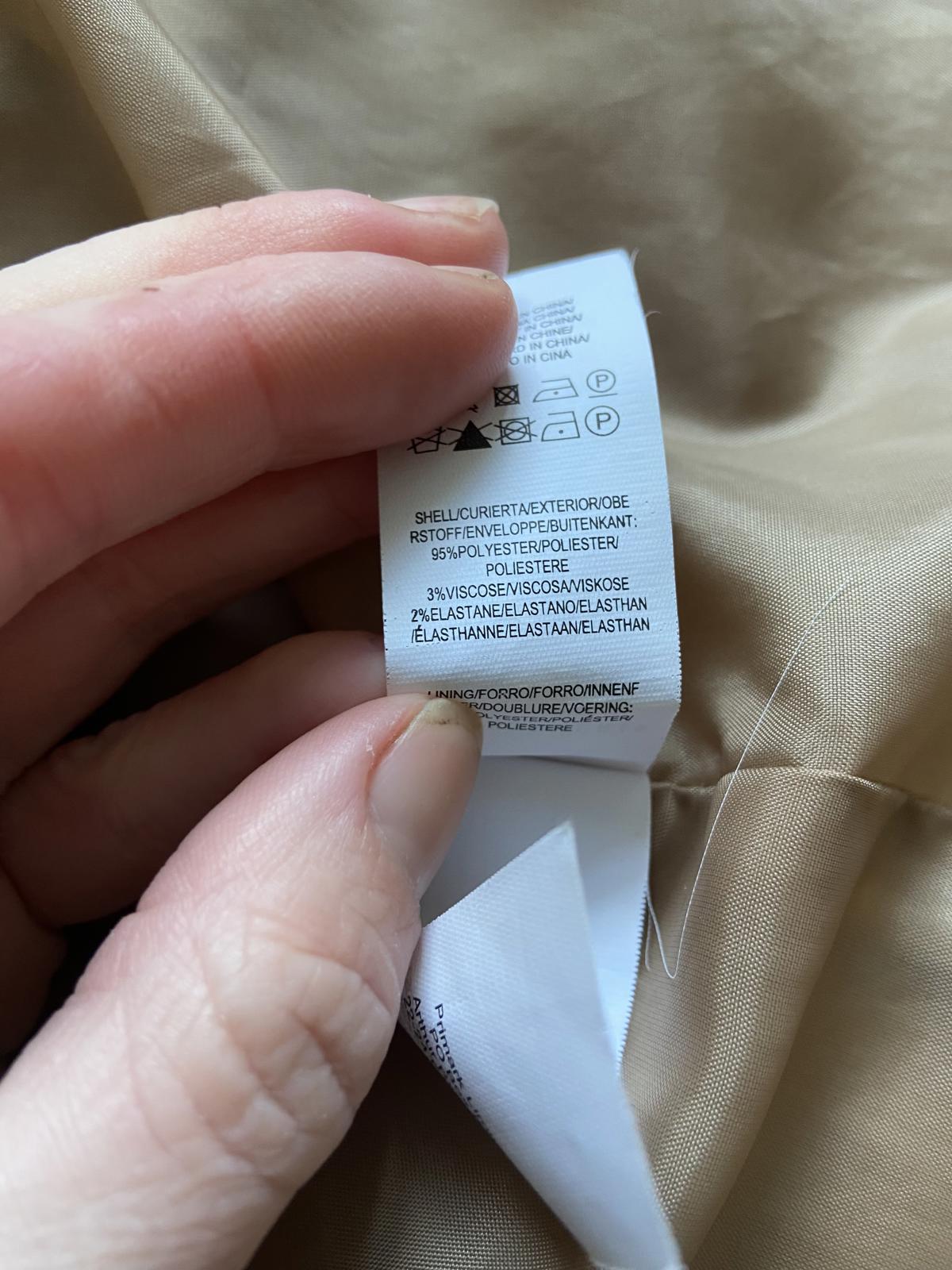 Atmosphere Size 8 Beige Tan Single Breasted Tailored Coat Smart Formal Jacket