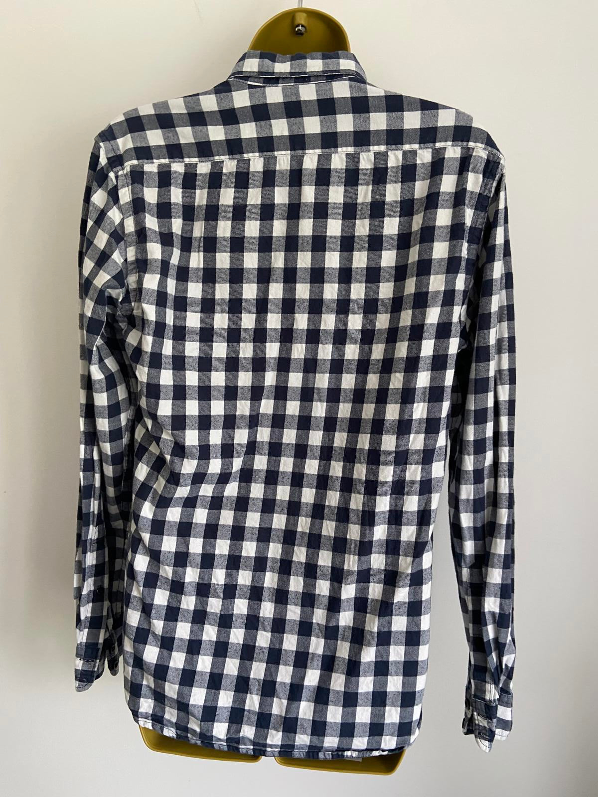 Jules Small White 100% Cotton Fitted Ladies Shirt Classic Long Sleeve Blouse