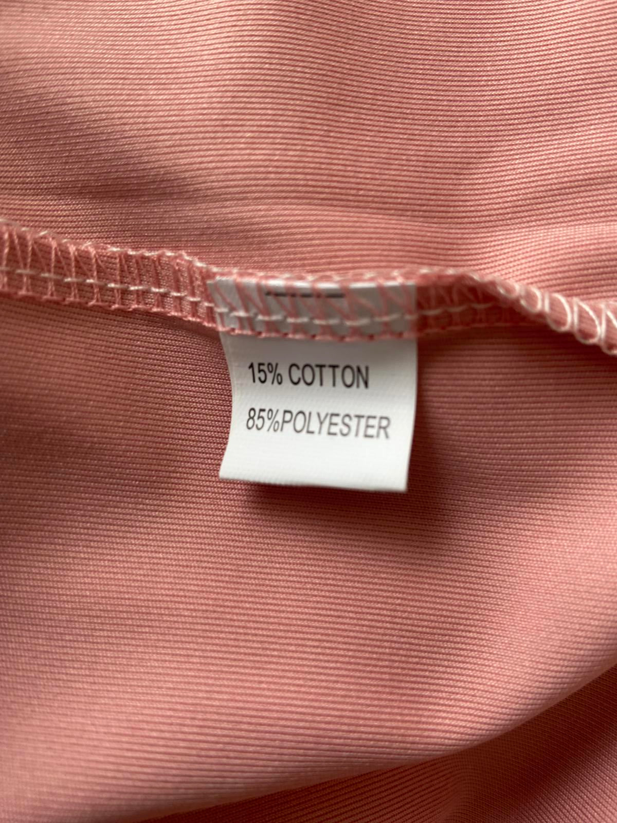 Size Medium Pink Lightweight Blazer Jacket with a Collar