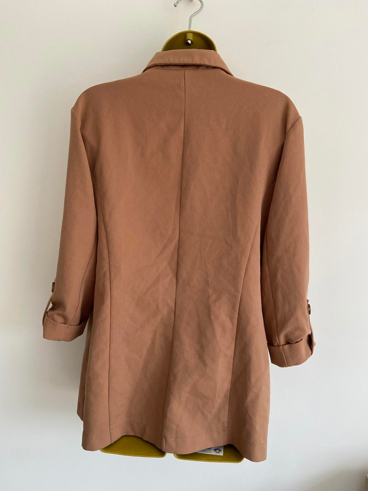 Select Size 14 Light Brown Caramel Blazer Jacket